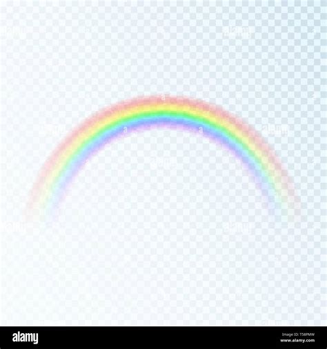 Color Rainbow Spectrum Of Light Seven Colors Vector Illustration