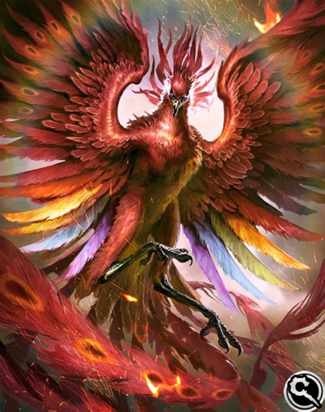 Suzaku Phoenix Artwork Mythical Creatures Art Phoenix Art