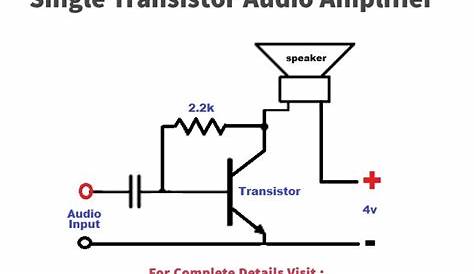 4 Transistor Audio Amplifier Circuit Diagram Pdf - Wiring Diagram