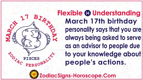 March 17 Zodiac Full Horoscope Birthday Personality Zsh