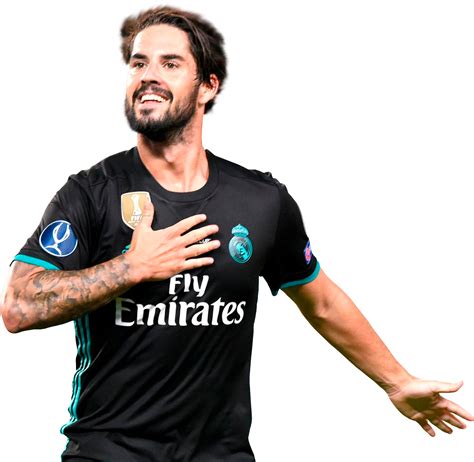 Arsenal and tottenham hotspur are monitoring the future of real madrid midfielder isco. Isco football render - 40157 - FootyRenders