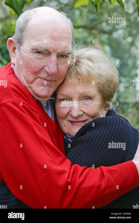 Elderly Couple Happy Portrait Close Oap Love And Respect Oap Couple