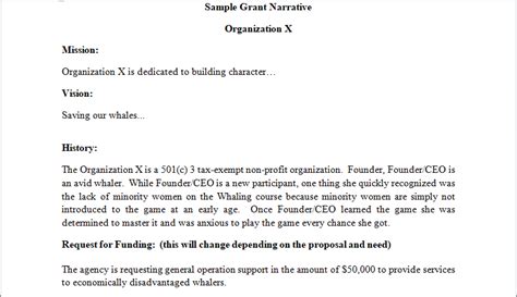 Sample Grant Narrative Payhip