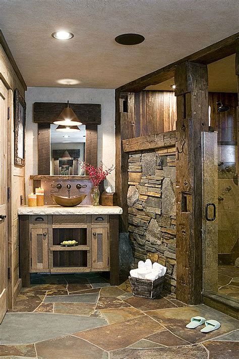 40 Rustic Bathroom Designs Decoholic