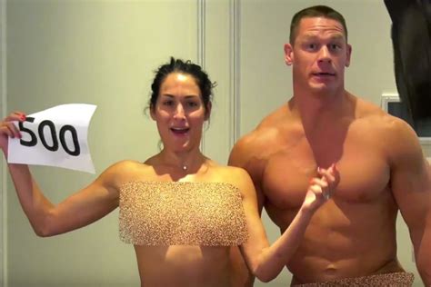 John Cena And Nikki Bella Get Naked To Celebrate Milestone Outline Tts