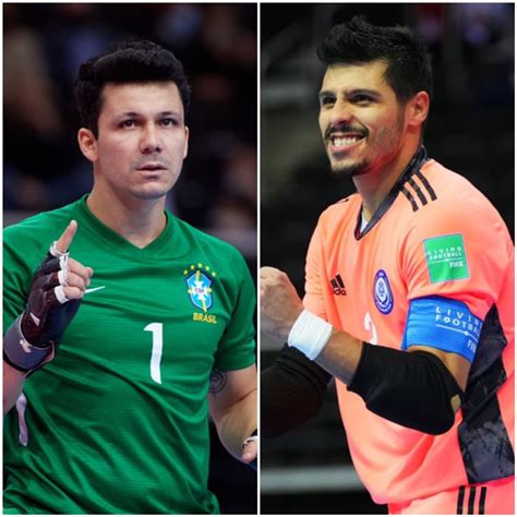 Guitta x Léo Higuita Mundial de Futsal terá duelo de goleiros craques