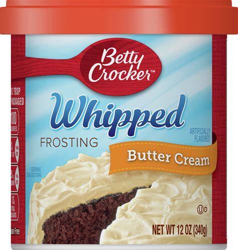 Betty Crocker Whipped Butter Cream Frosting Oz Walmart Com