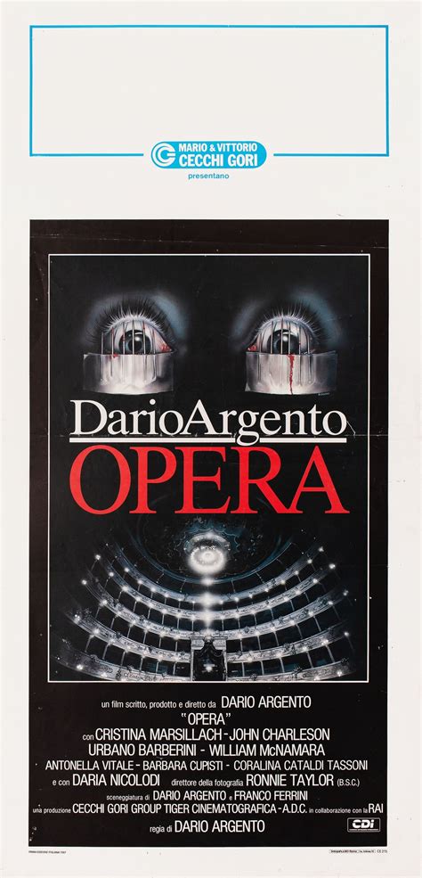 Opera 1987 Italian Locandina Poster Posteritati Movie Poster Gallery
