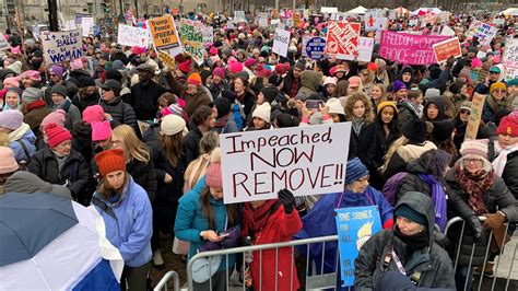 Women's March 2020: Thousands protest in DC, NYC, Chicago