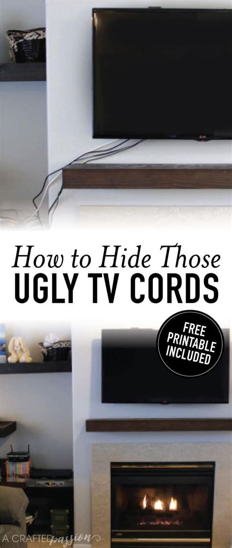 How To Hide Tv Cords Once And For All Hidden Tv Hide Tv Cords Hide