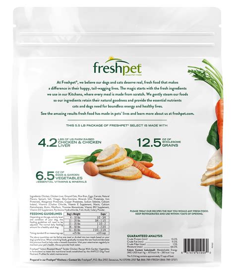 Freshpet Healthy And Natural Dog Food Fresh Chicken Recipe 55lb