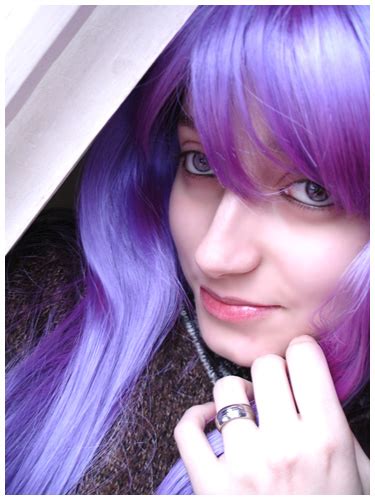 Purple Hair Purple Eyes By Palchan On Deviantart