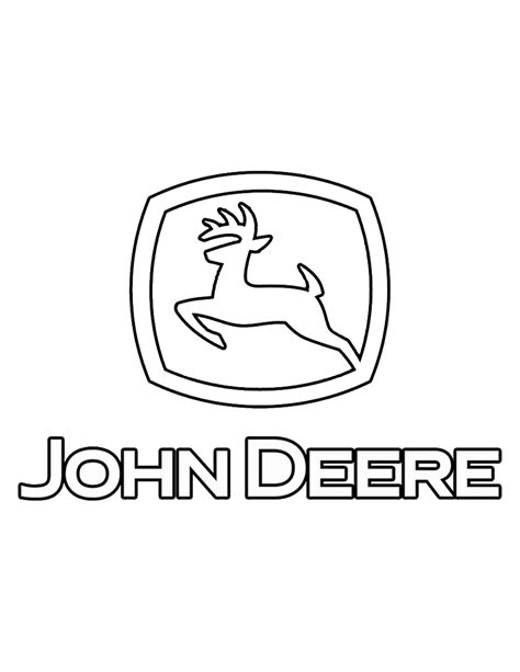 Dessin De Tracteur John Deere A Imprimer Coloriages John Deere 2852