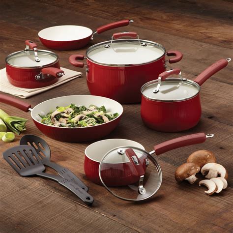 In florida and the plastic stuck to the handles that are silicone. Paula Deen Aluminum Savannah Collection 12 pc. Cookware ...