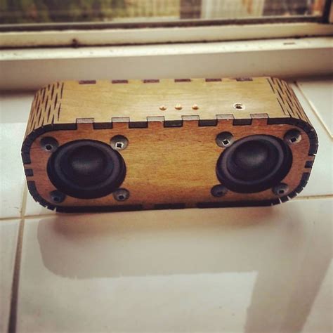 I simply glued my box together. DIY Portable Bluetooth speakers - Marginally Clever Robots