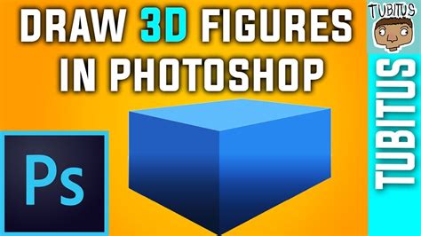 how to draw 3d shapes in adobe photoshop clean and professional looking youtube