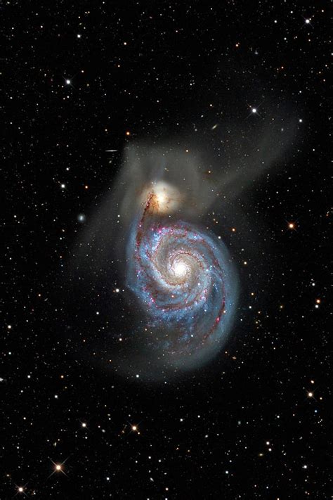 Whirlpool Galaxy M51 Photograph By Russell Cromanscience Photo Library