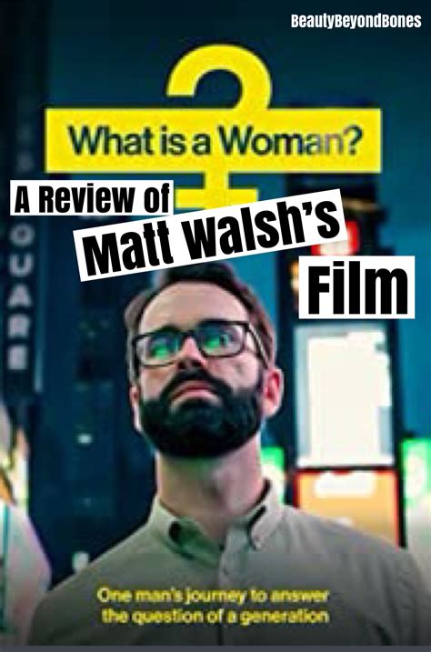 What Is A Woman A Review Of Matt Walshs Film Tonya Lalonde