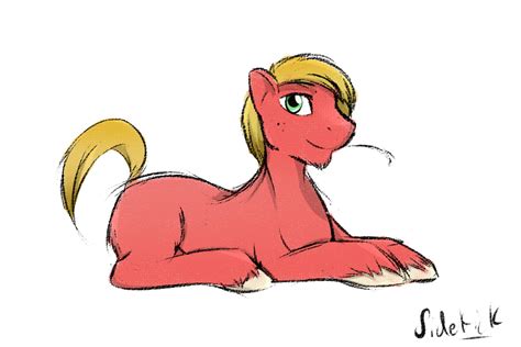 Safe Artist Sidekick Big Macintosh Earth Pony Pony Male Solo Stallion Derpibooru
