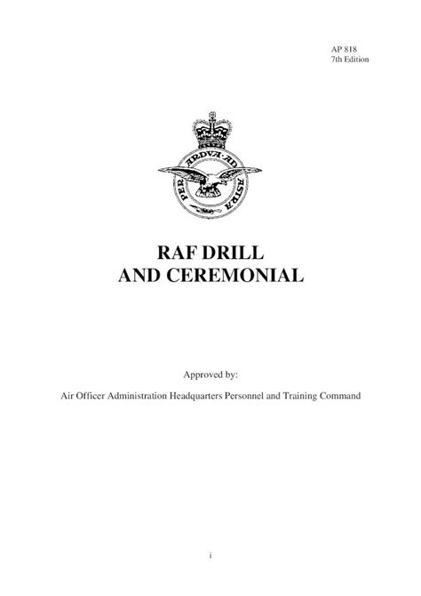 Ap Th Ed Raf Drill And Ceremonial Reduced Pdf Document