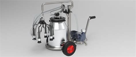 Milking Machine 3d Model Cgtrader