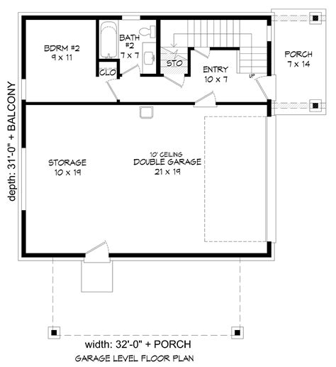 Garage Apartment Floor Plans And Designs Cool Garage Plans