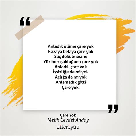 Melih Cevdetin en çok sevilen 20 şiiri Galeri Fikriyat Gazetesi
