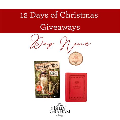 12 Days Of Christmas Giveaways Day 9 The Billy Graham Library Blog