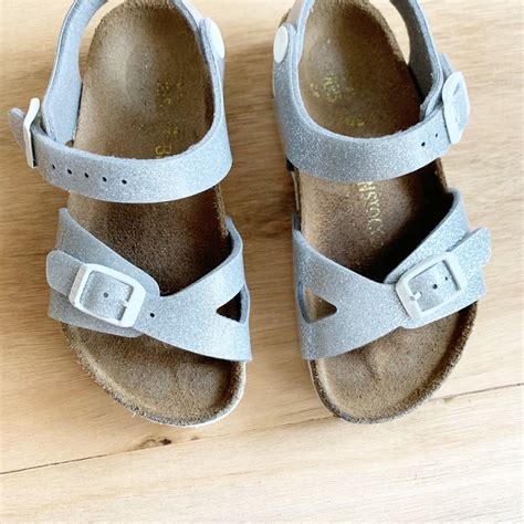 Silver Glitter Birkenstock Sandals