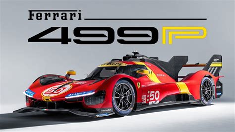 Ferrari 499P 2023 Le Mans Hypercar YouTube