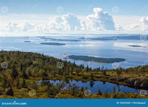 Kandalaksha Bay Of The White Sea Russia Stock Photo Image Of North