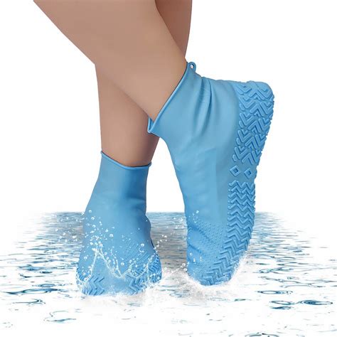 Mjs Traders Water Proof Silicone Outdoor Non Slip Shoe Covers