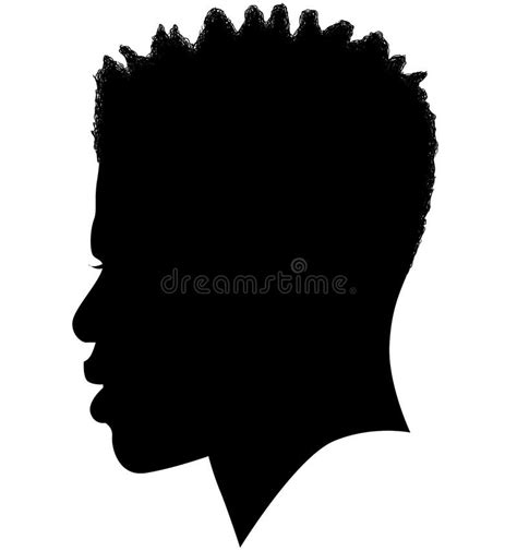 African Man Side Profile Stock Illustrations 258 African Man Side
