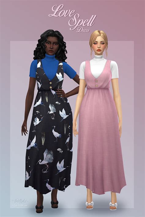 Best Sims 4 Long Dresses Free Cc Mods Fandomspot Anentertainment