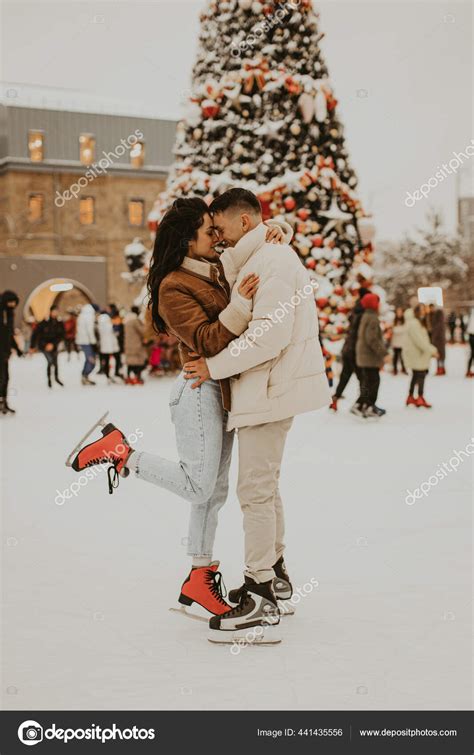 Cute Couples Ice Skating