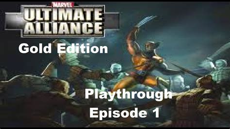 Marvel Ultimate Alliance Gold Edition Playthrough Episode 1easy Boss