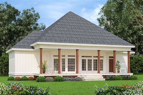 Raised Cottage House Plan With Optional Detached Garage 55215br