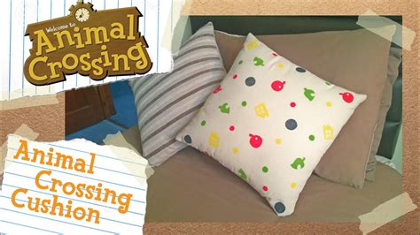 Animal Crossing Printed Cushion Diy Tutorial Youtube