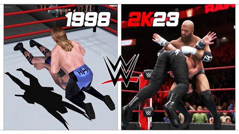 Evolution Of Pedigree Triple H Finisher In Wwe Wwf Games 1998