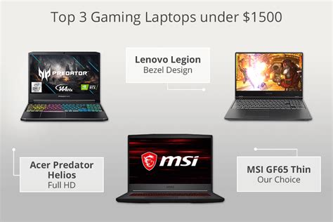 7 Best Gaming Laptops Under 1500 In 2024