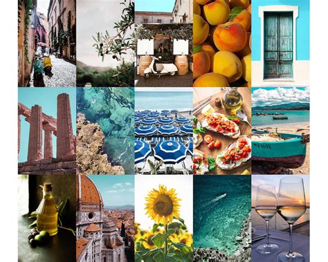 75pcs Travel Collage Italy Collage Wanderlust Collage City Etsy