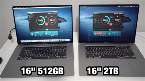 Macbook Pro 16 Ssd Speeds Compared Is 512gb Faster Than 2tb Youtube
