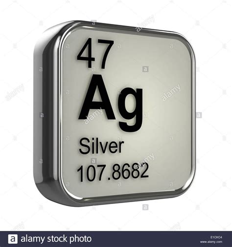 Download This Stock Image 3d Periodic Table Design For Silver E1ckc4