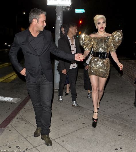lady gaga dons a metallic mini dress as she celebrates her 30th birthday daily mail online