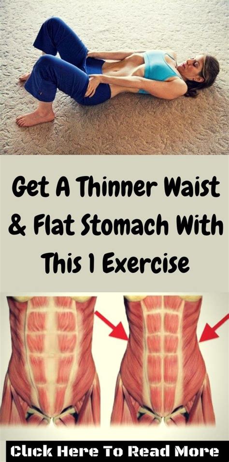 Get A Thinner Waist Flat Stomach With This Exercise Thinner Waist