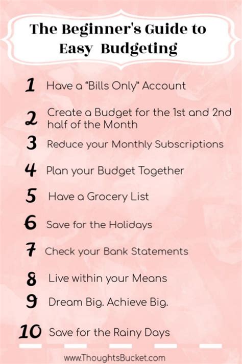 Budgeting For Beginners This Is The Simple Guide To Easy Budgeting