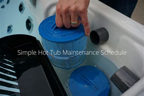 Easy To Follow Hot Tub Maintenance Schedule Bullfrog Spas