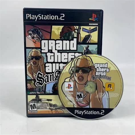 Grand Theft Auto Gta San Andreas Playstation Ps2 Tested With Manual No