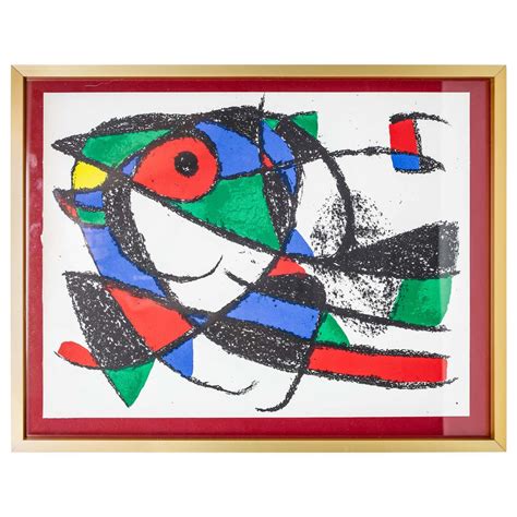 Joan Miró Color Lithograph From Lithographe Ii 1975 For Sale At 1stdibs