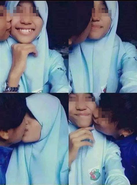 Gambar Gadis Melayu 14 Tahun Selfie Cium Kekasih Dikecam